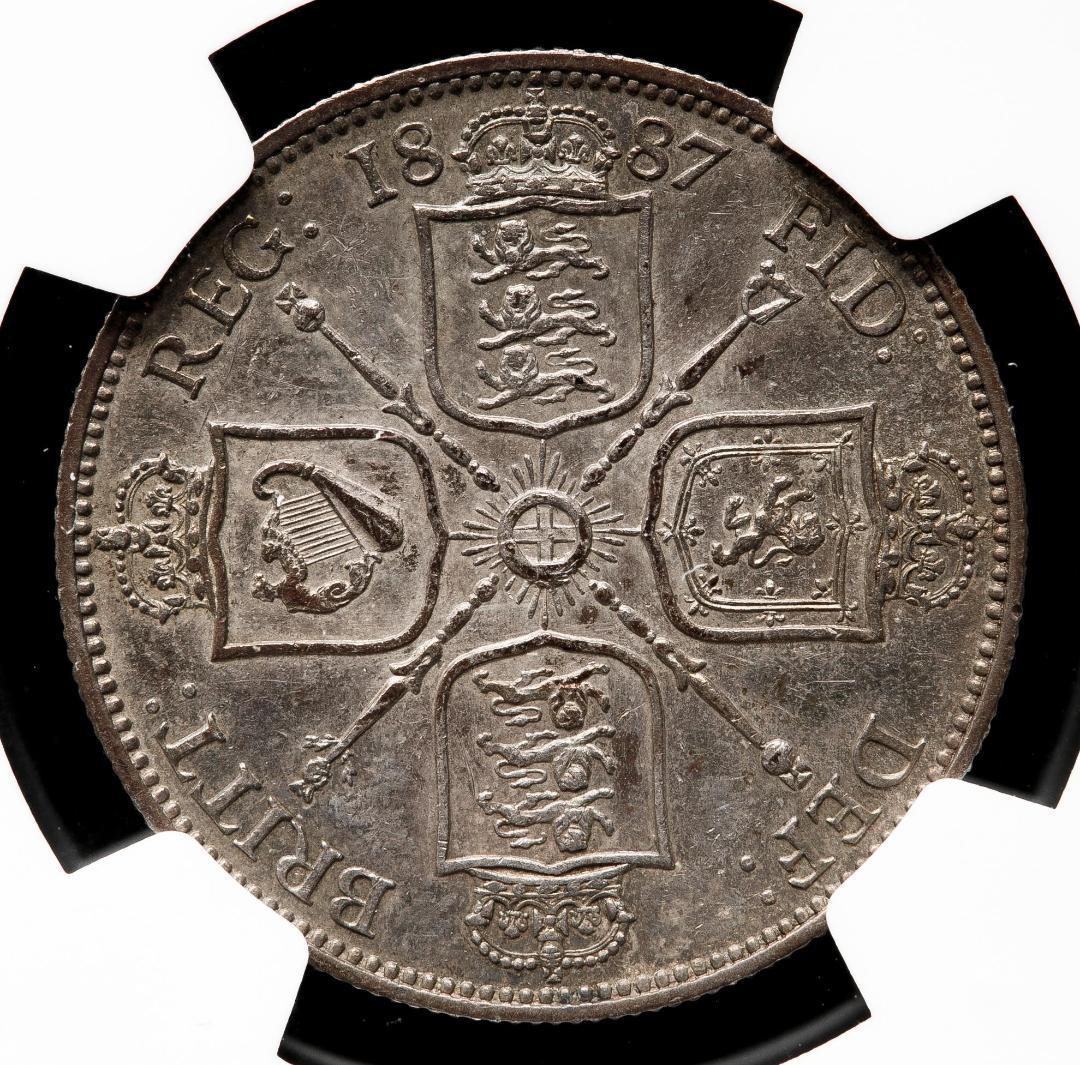NGC-AU ディテール　洗浄　ヴィクトリア 1887 ジュビリー・ヘッド
