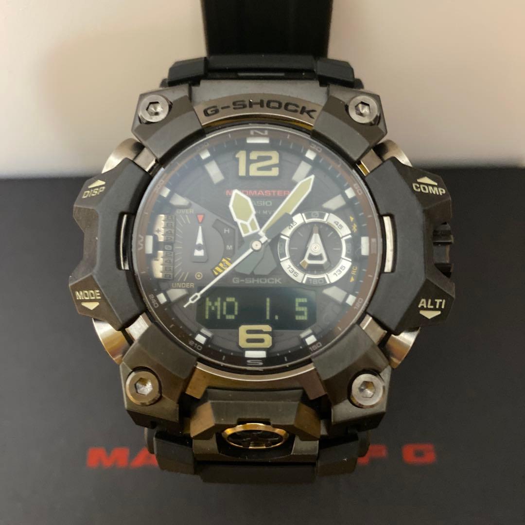 G-SHOCK MASTER OF G ブラック腕時計