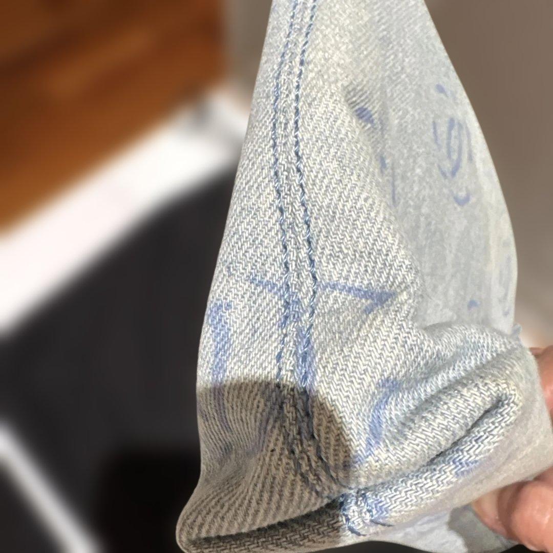 CHANEL デニムブルー クラッチバッグ