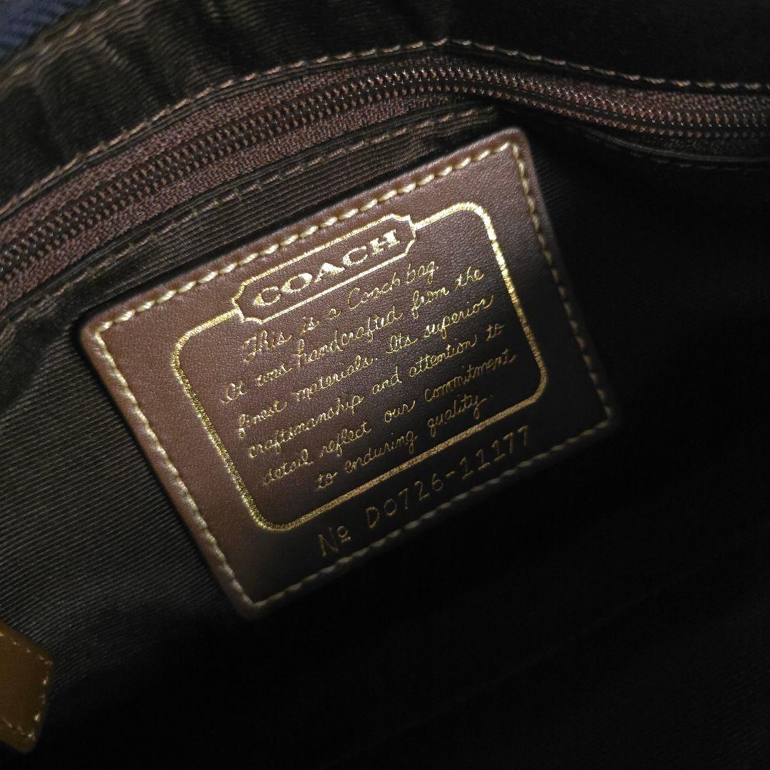 希少柄　コーチ　ソーホー　アクセサリーポーチ　ショルダーバッグ　シグネチャー