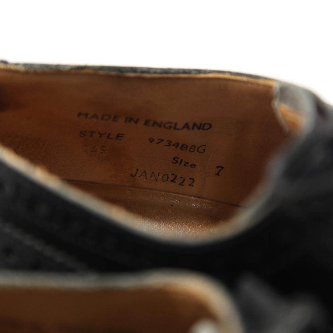 SANDERS Full Brogue Ghillie ギリーシューズ 26cm