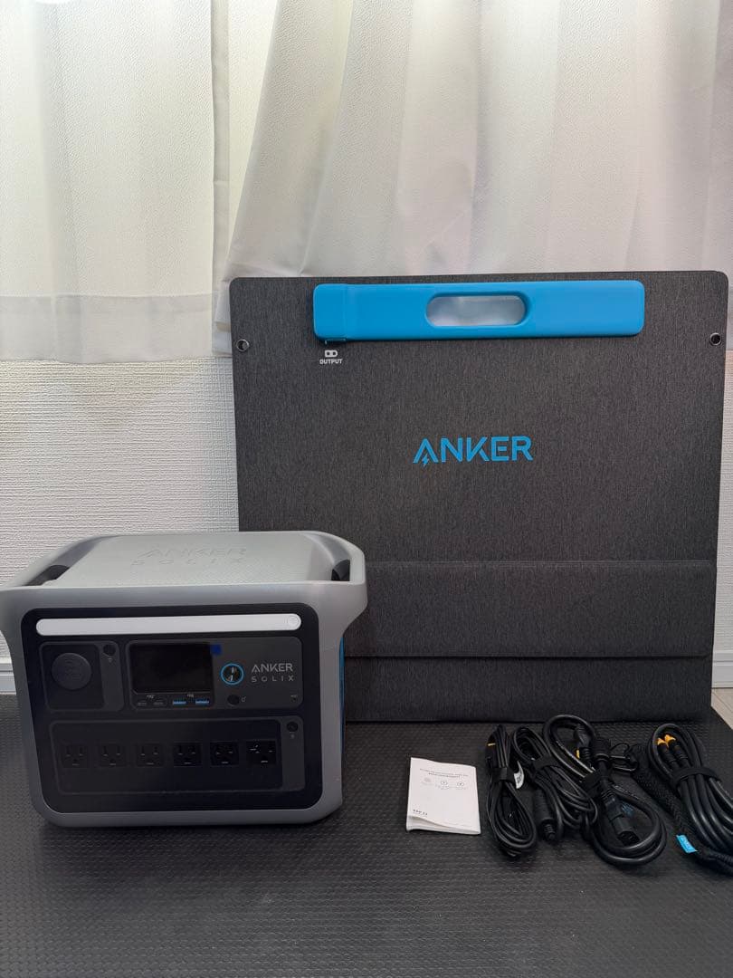 【極美品】Anker Solix C1000 ソーラーパネルセットポータブル電源