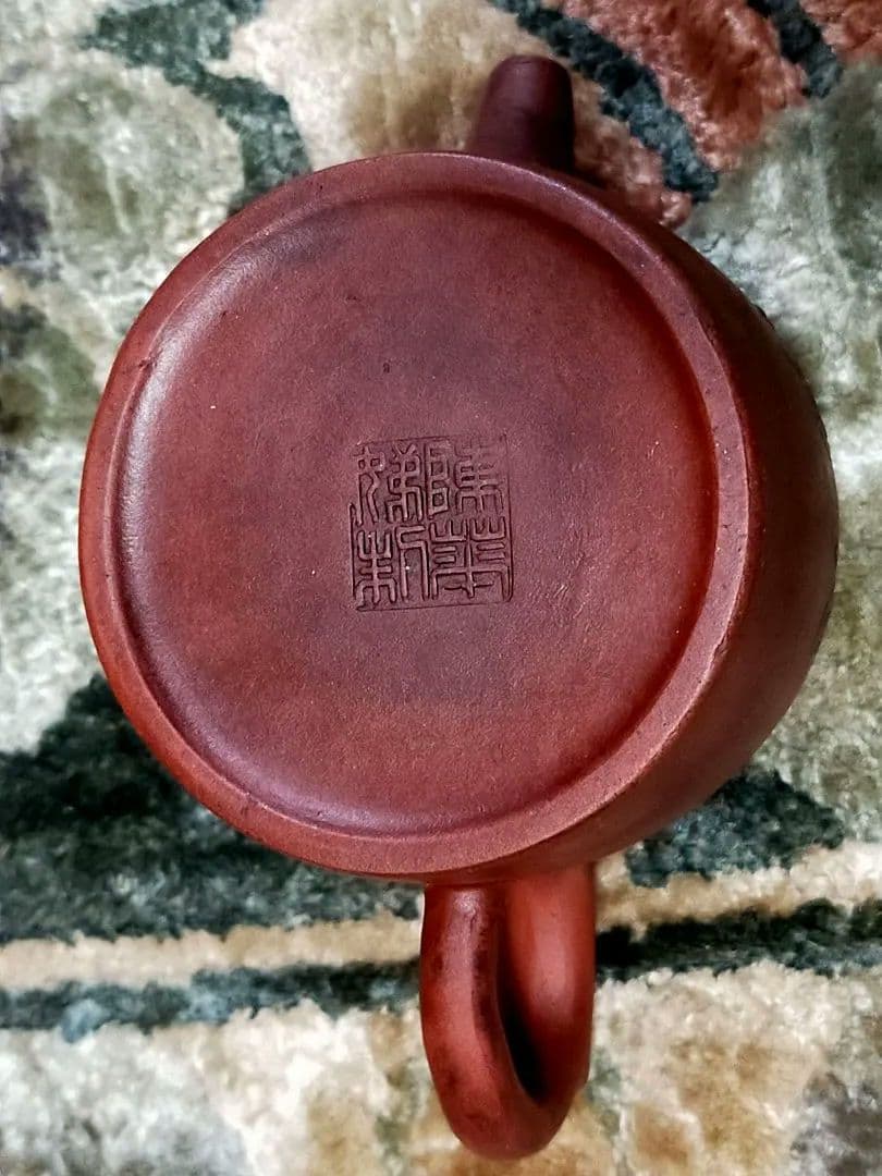 ♥小さな♥　中国　♥朱泥♥　急須　♥　よこ１００ｍｍ　骨董　古玩