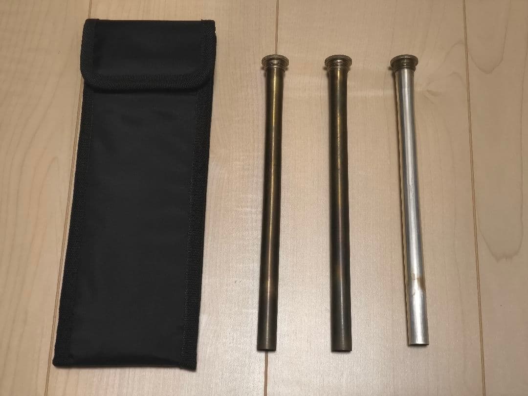 Shires シャイアーズ トロンボーン マウスパイプ 3本セット シルバー