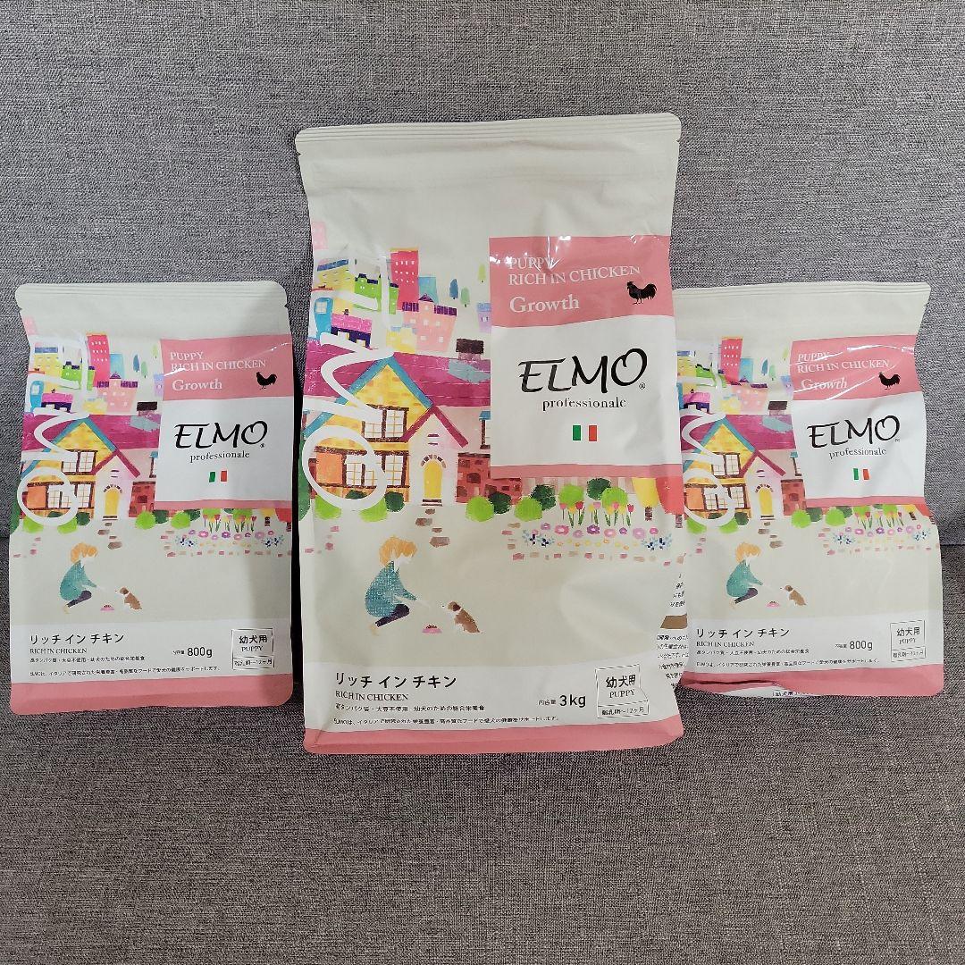 ELMO リッチインチキンドライフード4.6kg (3kg & 800kg×2)