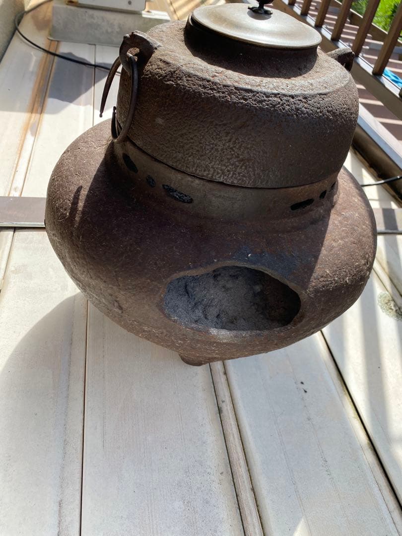 茶釜　アンティーク