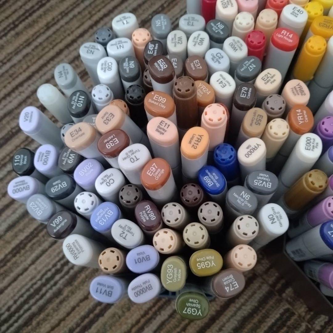 コピックスケッチ＋コピックチャオ約265本詰め替え約66本