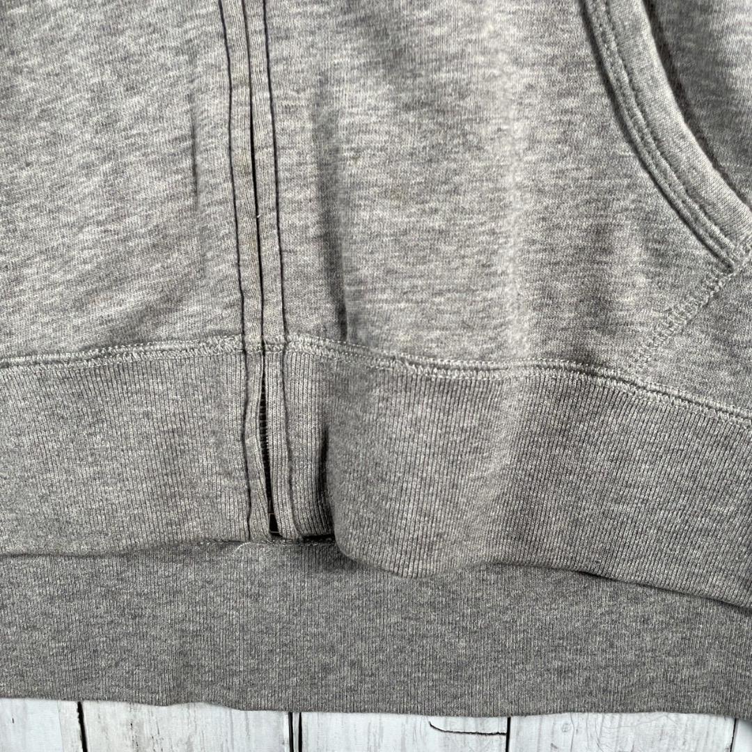 ポロラルフローレン ジップアップ スウェット フーディー パーカー M グレー