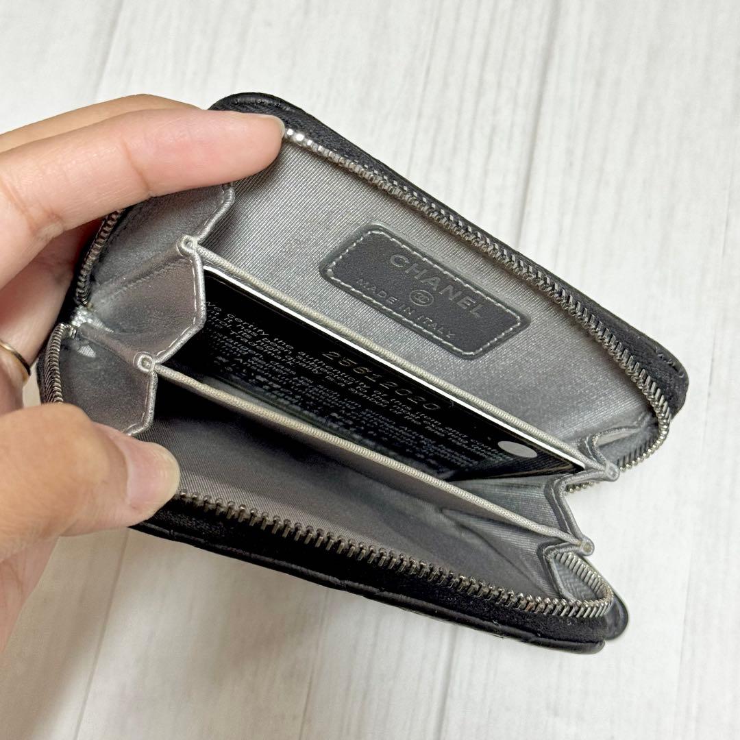 Chanel シャネル　ケース　カードケース　ブラック