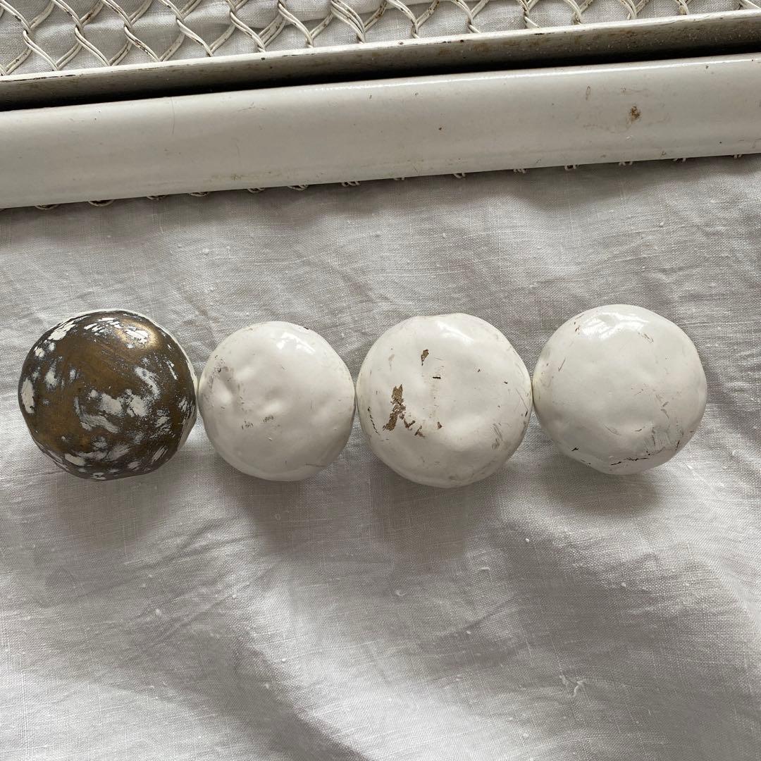 アンティーク　アイアン　ベビーベッド　ホワイト