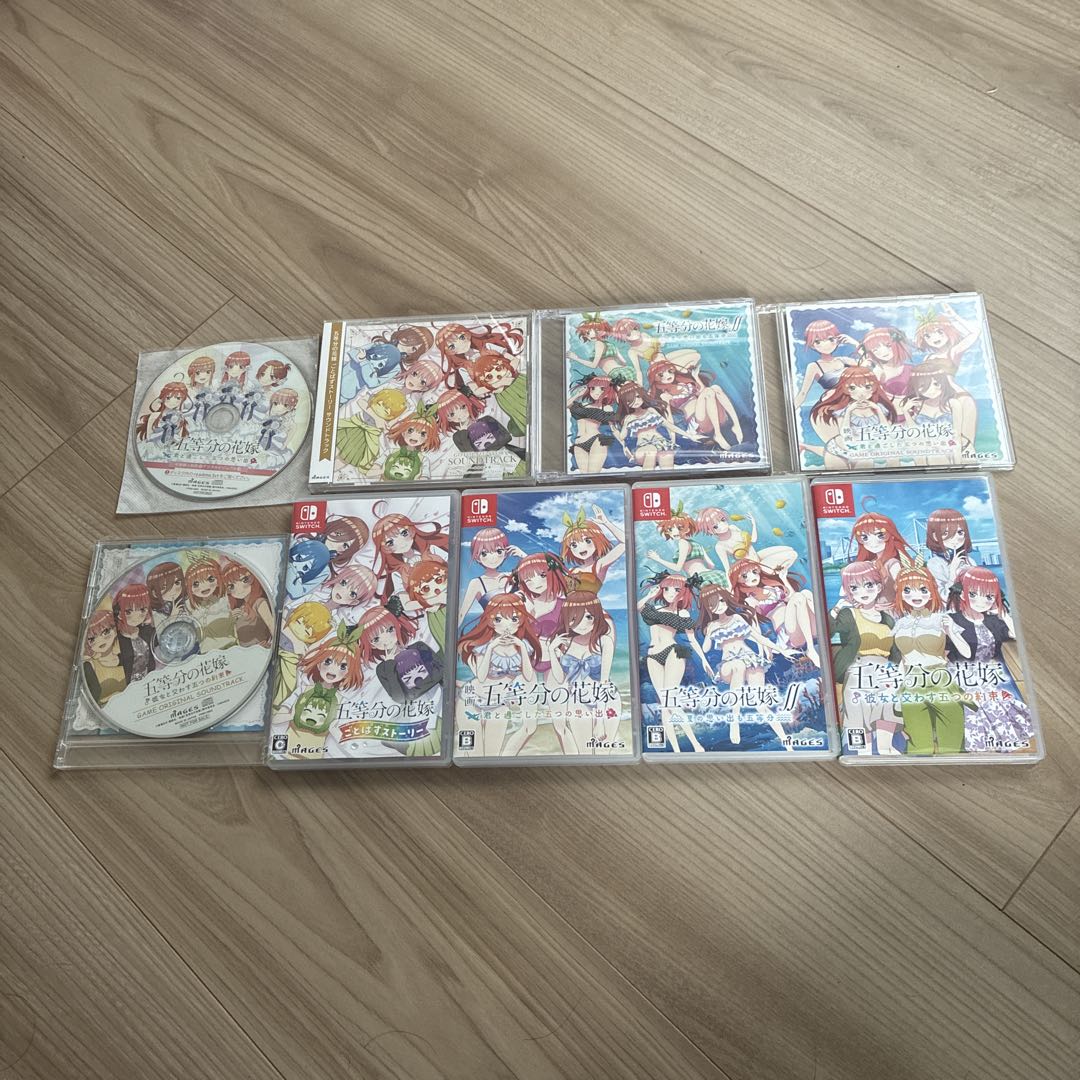 五等分の花嫁　Switch ゲーム　4本セット