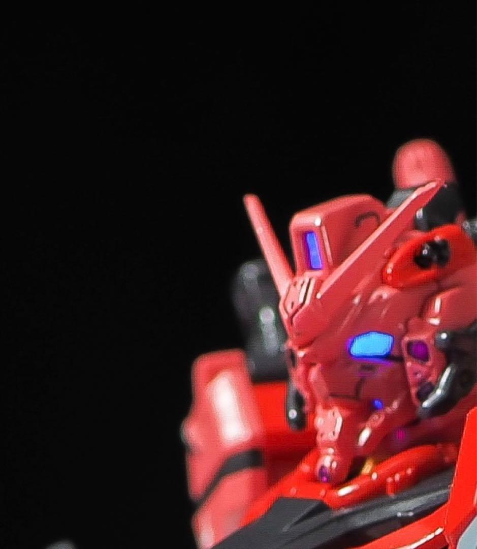 hg 赤いガンダム　塗装済み完成品　全塗装　徹底塗り分け