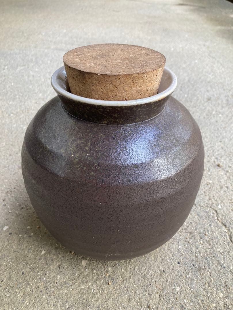 希少　年代物　インテリア　レトロ美術品　壺　徳利　樽　食料保存容器