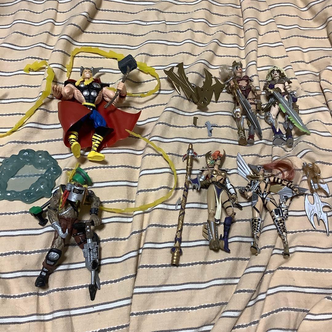 アメコミフィギュアセット スパイダーマン他