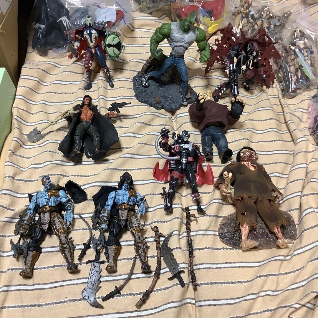 アメコミフィギュアセット スパイダーマン他