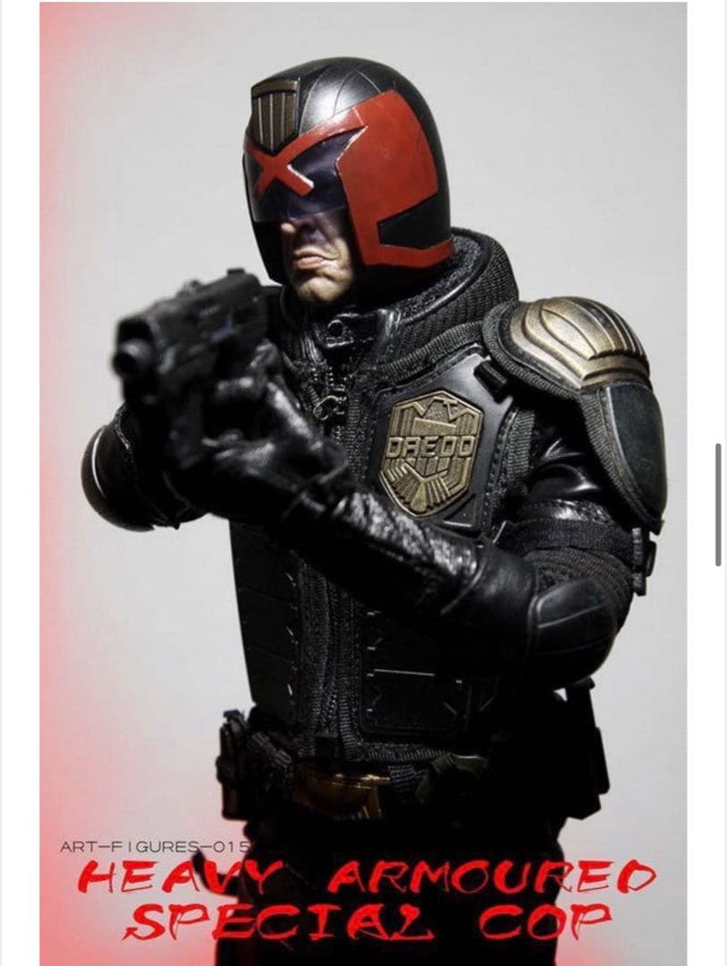 ジャッジ ドレッド フィギュア　ホットトイズ