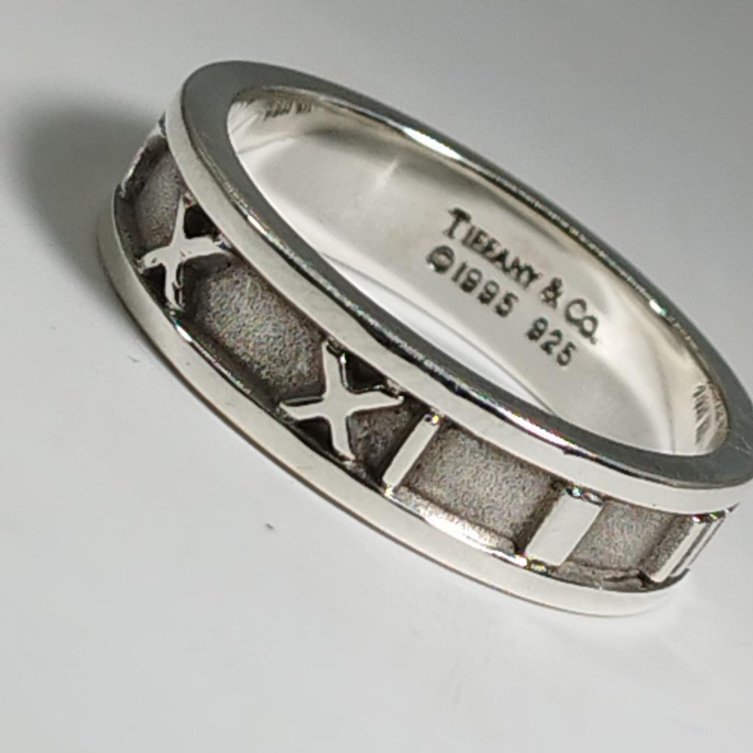 新品仕上　Tiffany&Co ティファニー　アトラス　リング　＃２３　シルバー