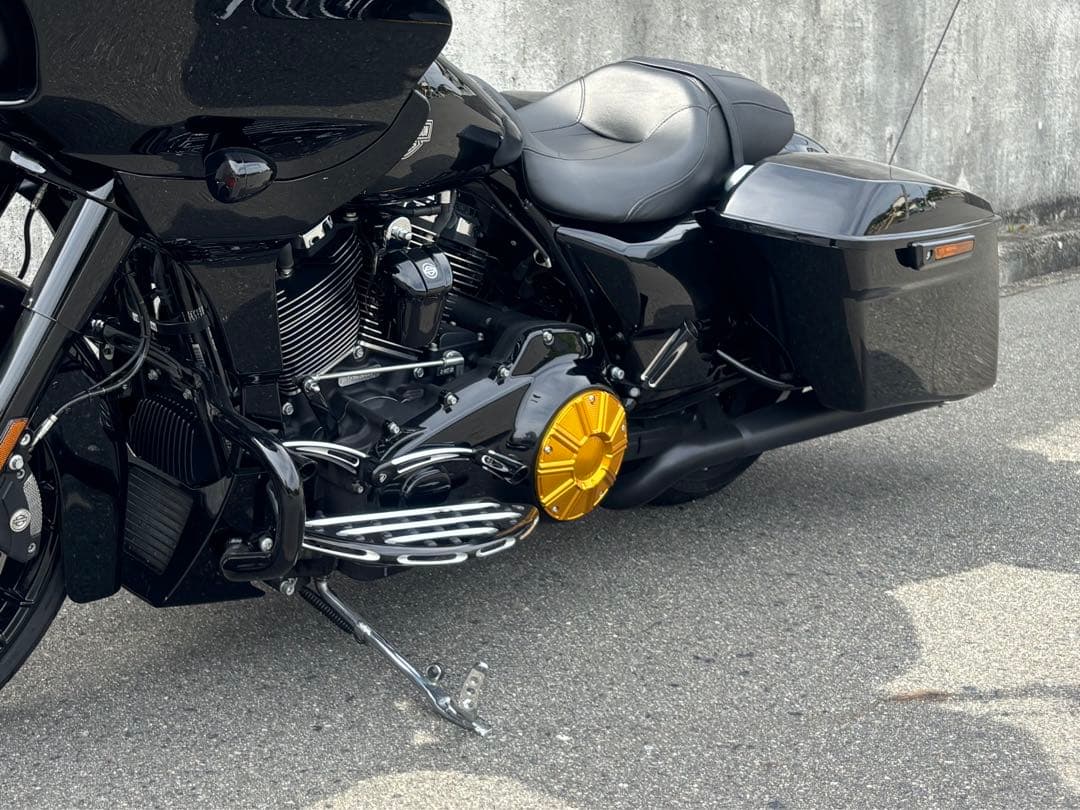 10ゲージ ダービーカバー ゴールド M8ツーリング用