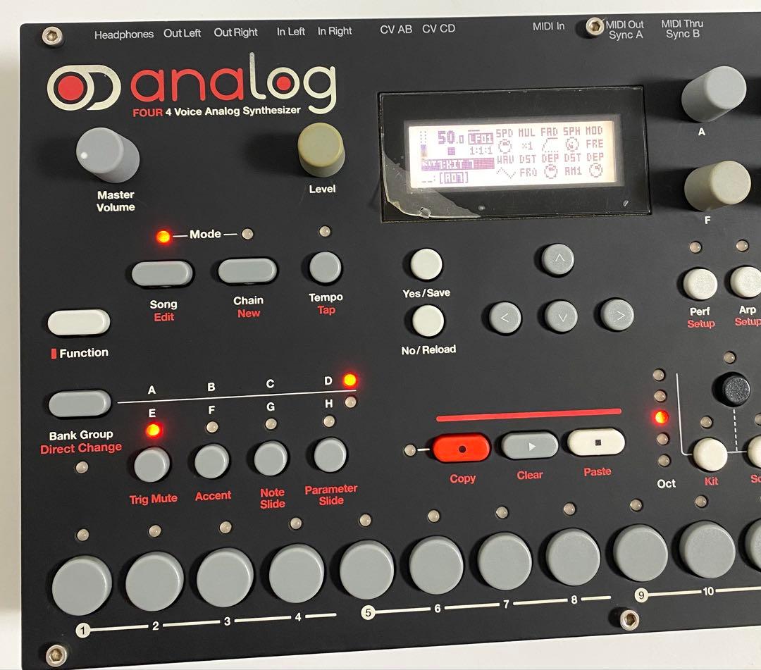 Elektron エレクトロン Analog Four アナログシンセサイザー