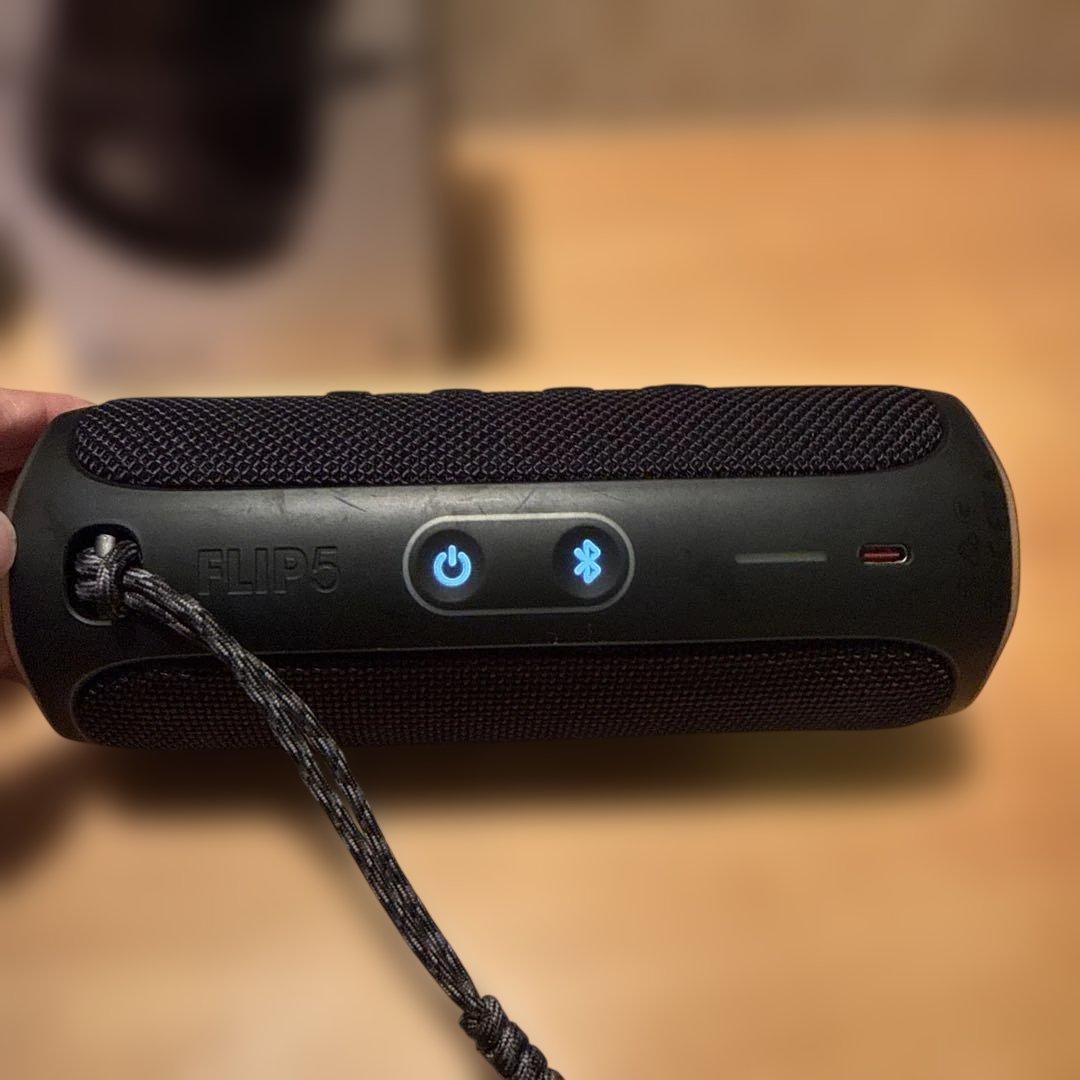 JBL FLIP5 スピーカー 2台でステレオセット アンカー充電器付き