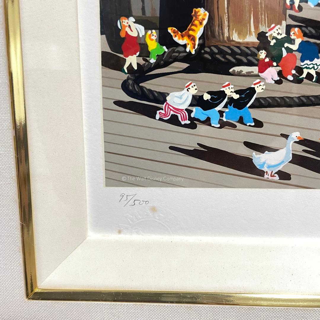 ヒロ ヤマガタ マーク トゥエイン号 ディズニー シルクスクリーン 限定 保証書