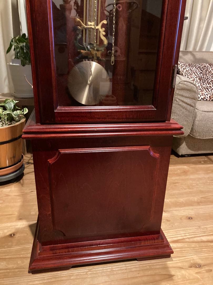 Tempus Fugit ホールクロック 柱時計 ゼンマイ式振り子時計 稼働品