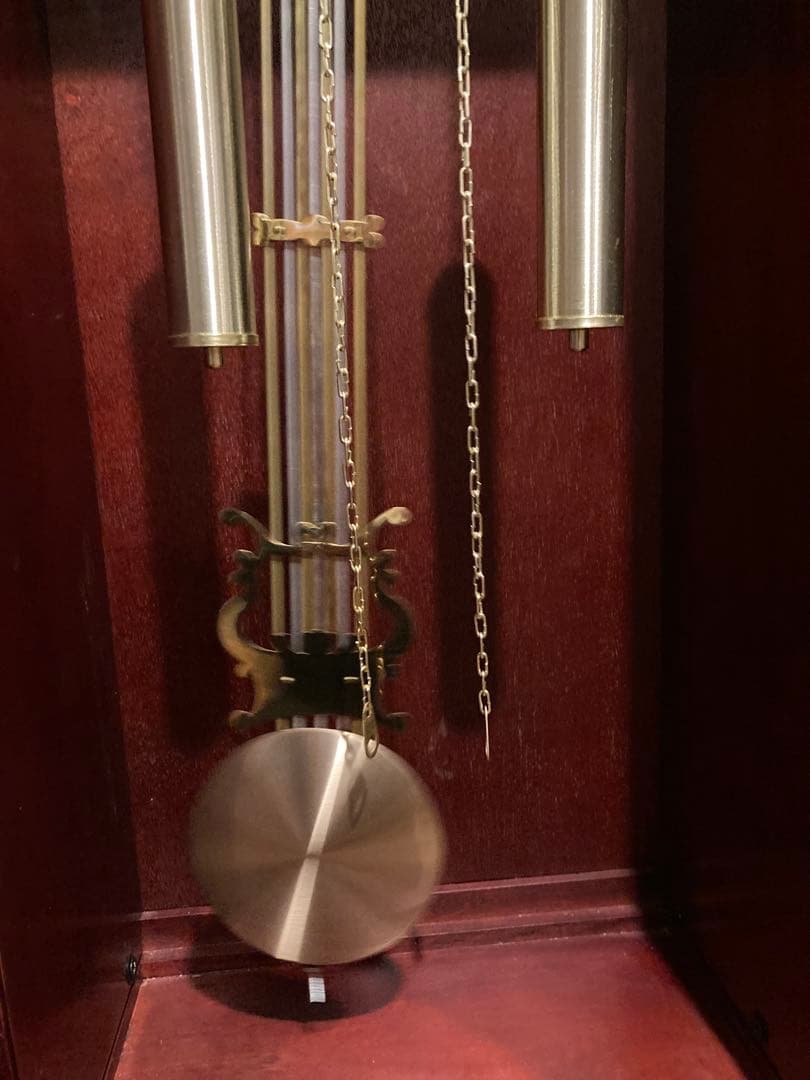 Tempus Fugit ホールクロック 柱時計 ゼンマイ式振り子時計 稼働品