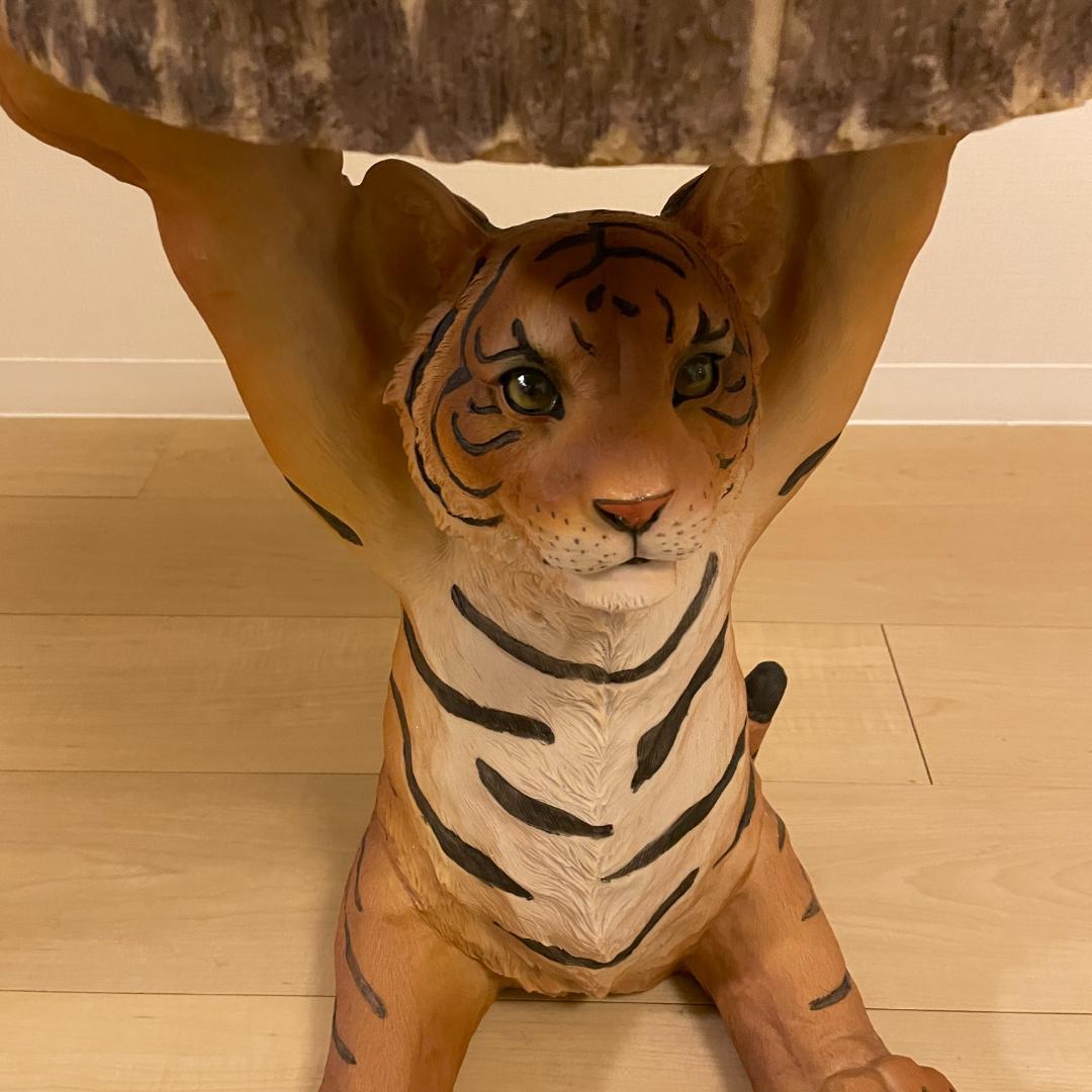 KARE アニマルサイドテーブル タイガー