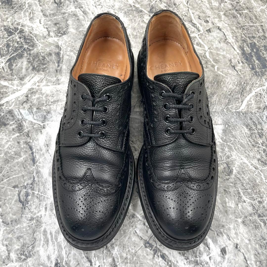 【美品】ジョセフチーニーアンドサンズ ドレスシューズ エイボン UK8 ブラック