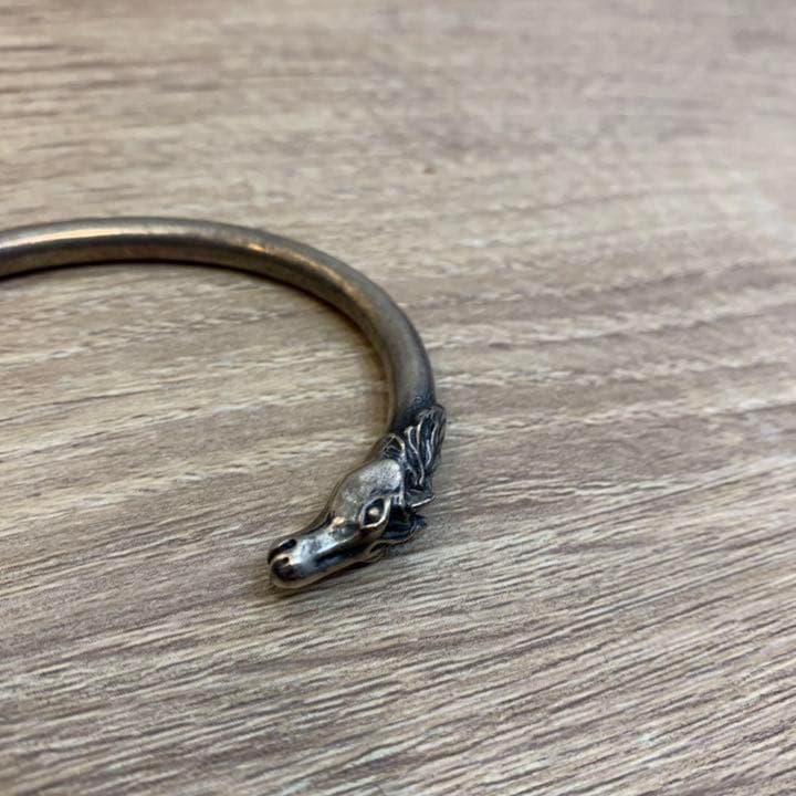 希少 Gaboratory ガボール ホース ヘッドトライアングル バングル