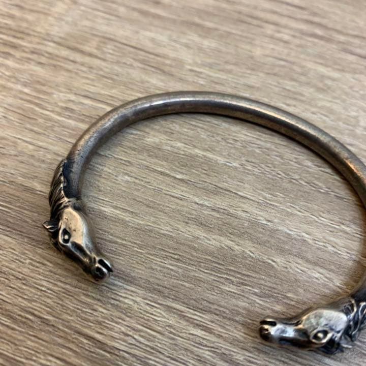 希少 Gaboratory ガボール ホース ヘッドトライアングル バングル