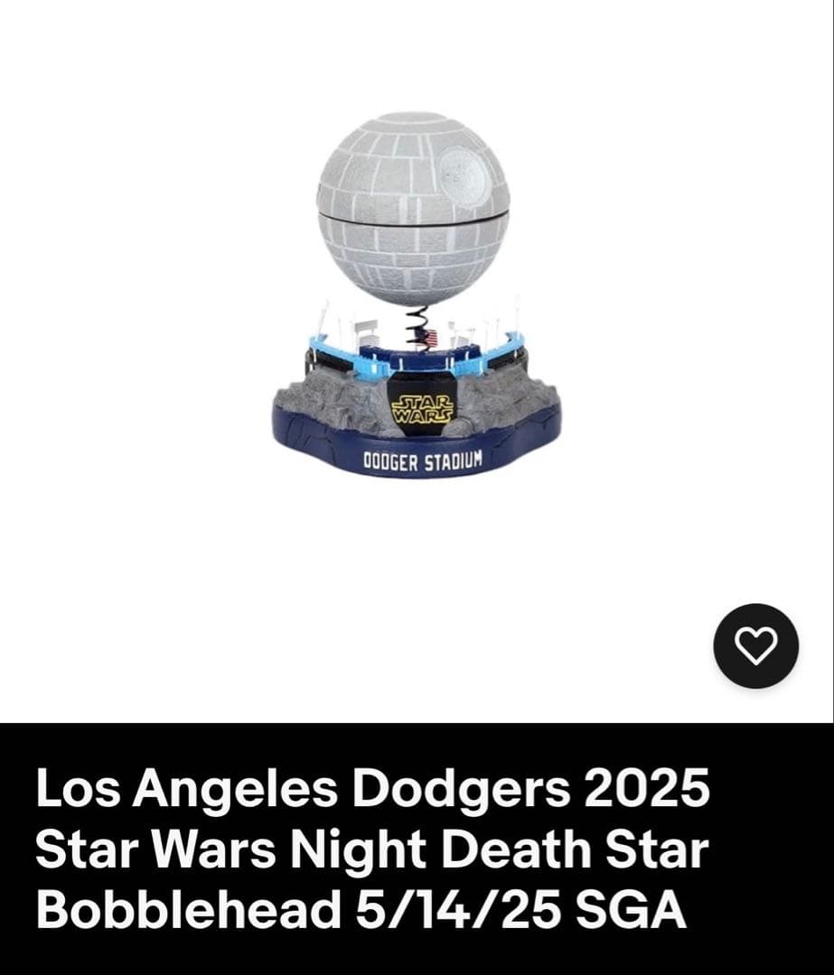 308 非売品ドジャース Star Wars Night デススター球場配布