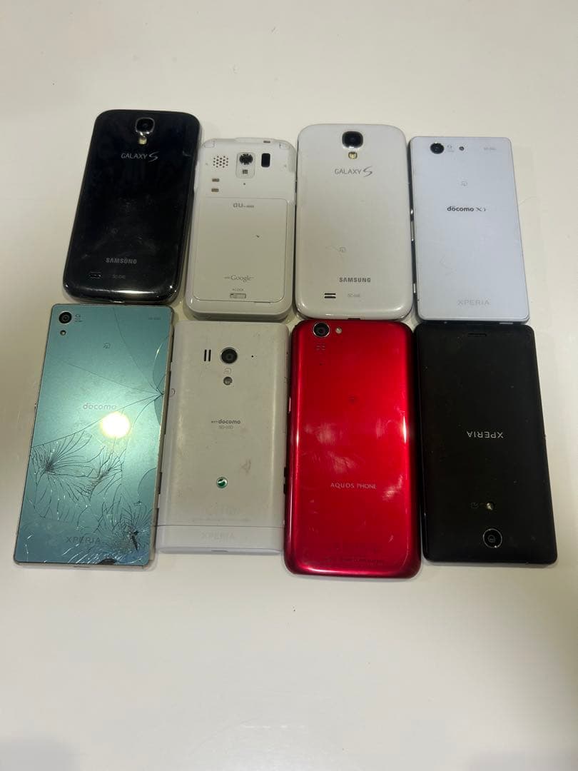 古い携帯電話39台 8台のAndroid ジャンク