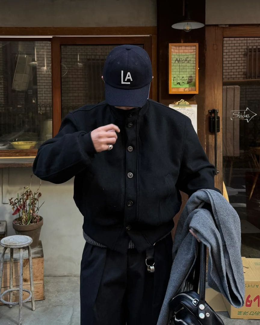 【即完】Yolo スタンドアップウールジャケット　Mサイズ