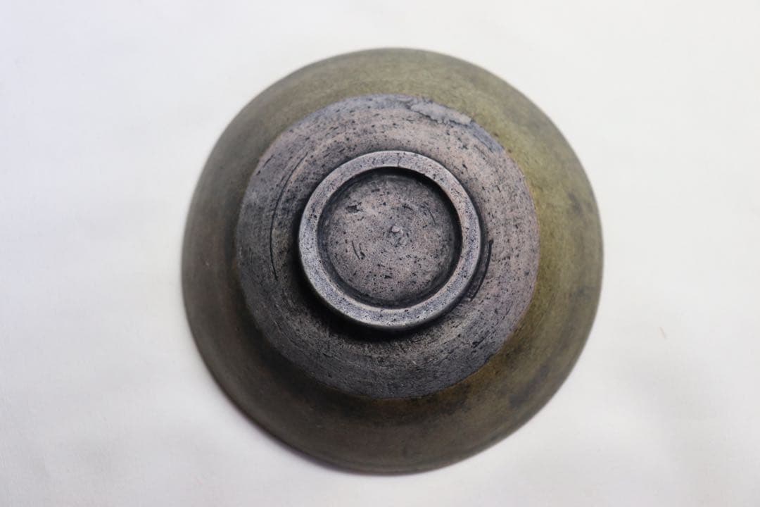 中国　飴釉魚紋碗　アンティーク　送料込み0902