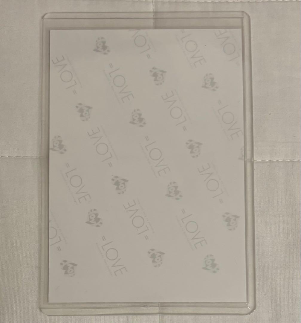 野口衣織 直筆 生写真 ラブソング ピンクニット ラブソングに襲われる イコラブ