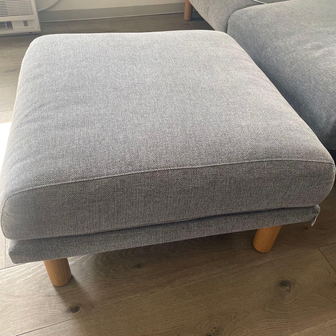 bulge sofa ottoman / バージュ ソファ オットマン　グレー