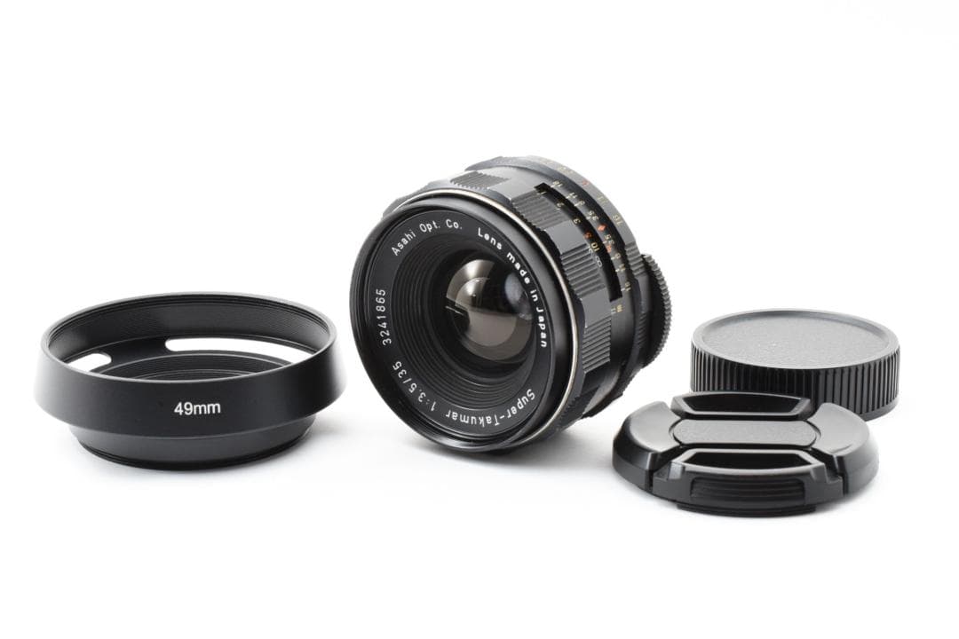 Pentax Super Takumar 35mm F3.5 フード付 Y068