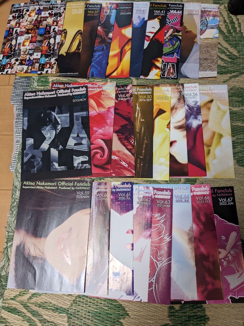 中森明菜　ファンクラブ会報【FAITHWAY 計26冊】
