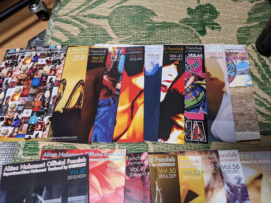 中森明菜　ファンクラブ会報【FAITHWAY 計26冊】