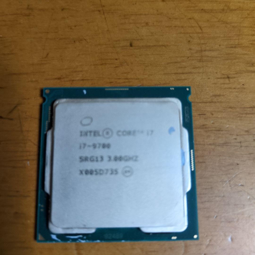 CPU Intel Core i7-9700 CPU 3.00GHz SRG13