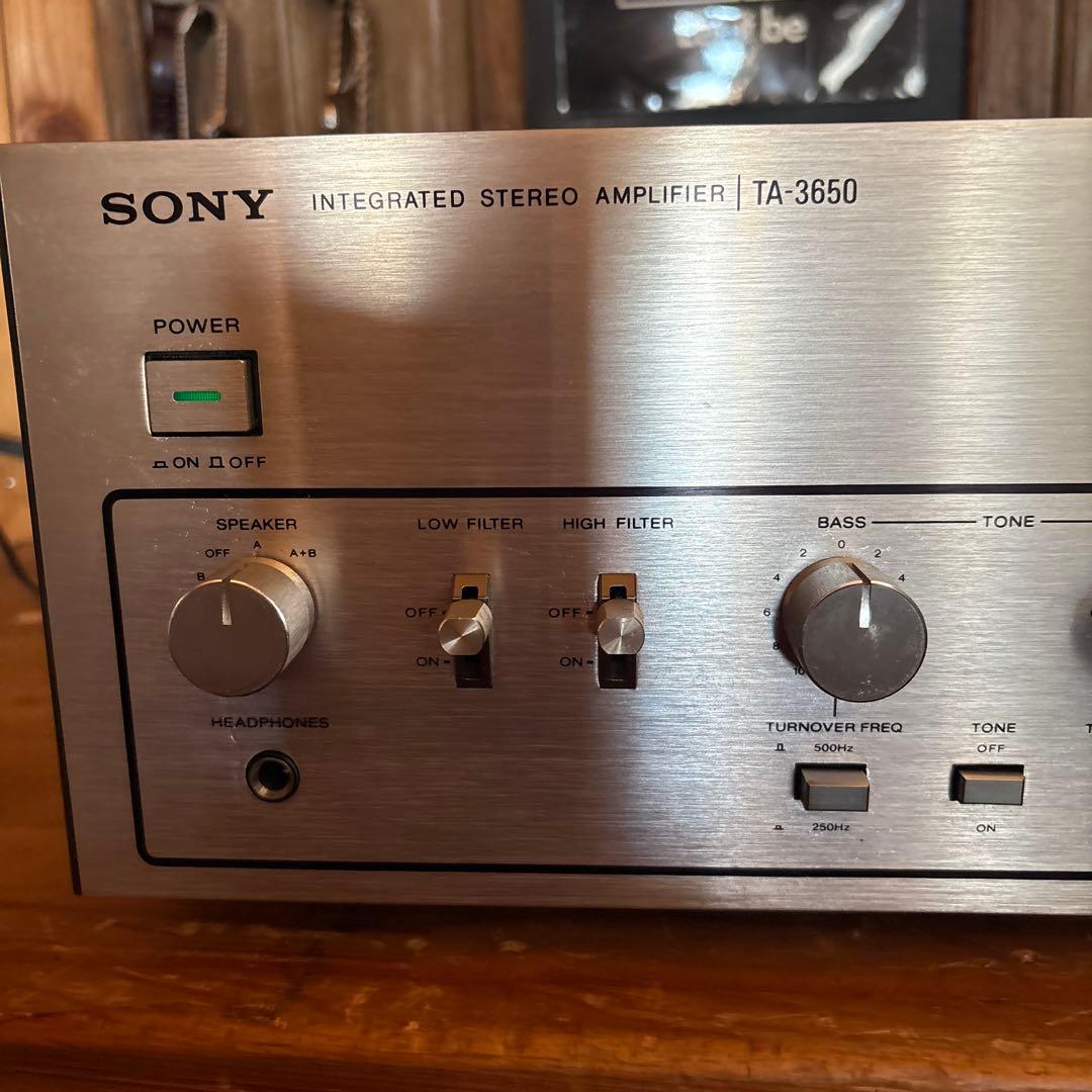 SONY TA-3650 プリメインアンプ　取説付き