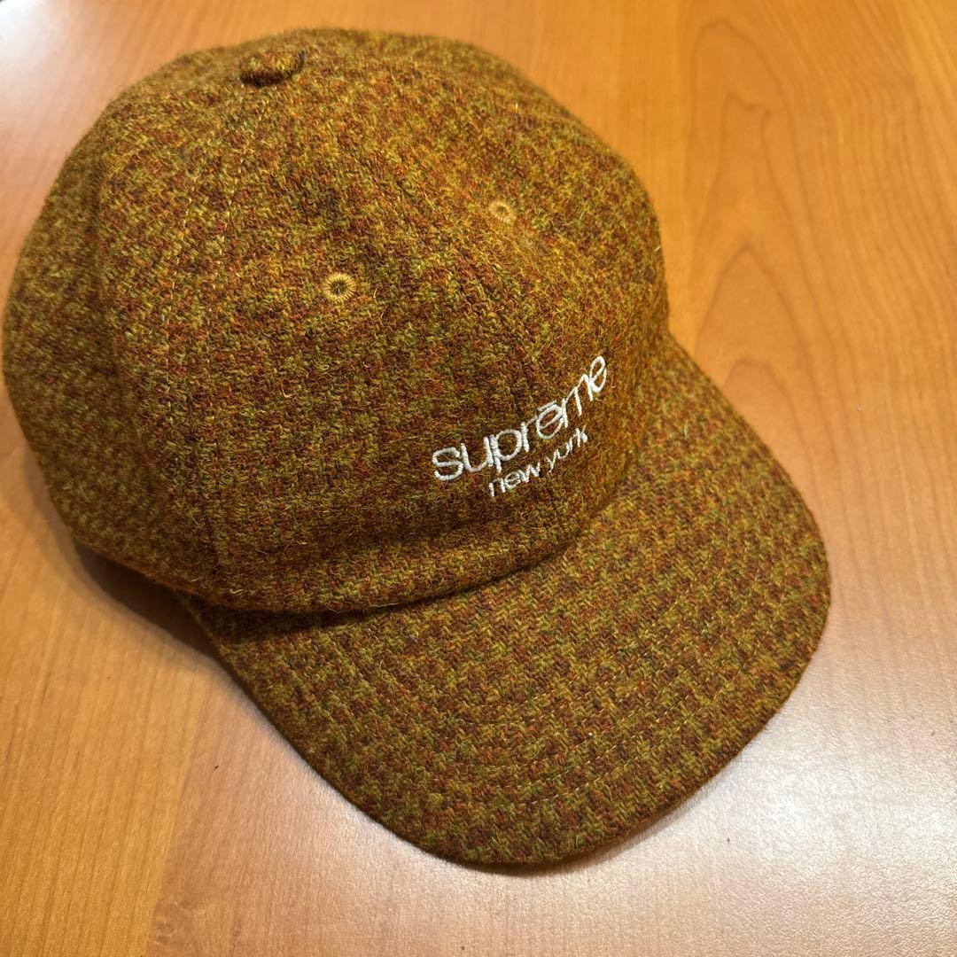 Supreme ブラウン キャップ ツイード