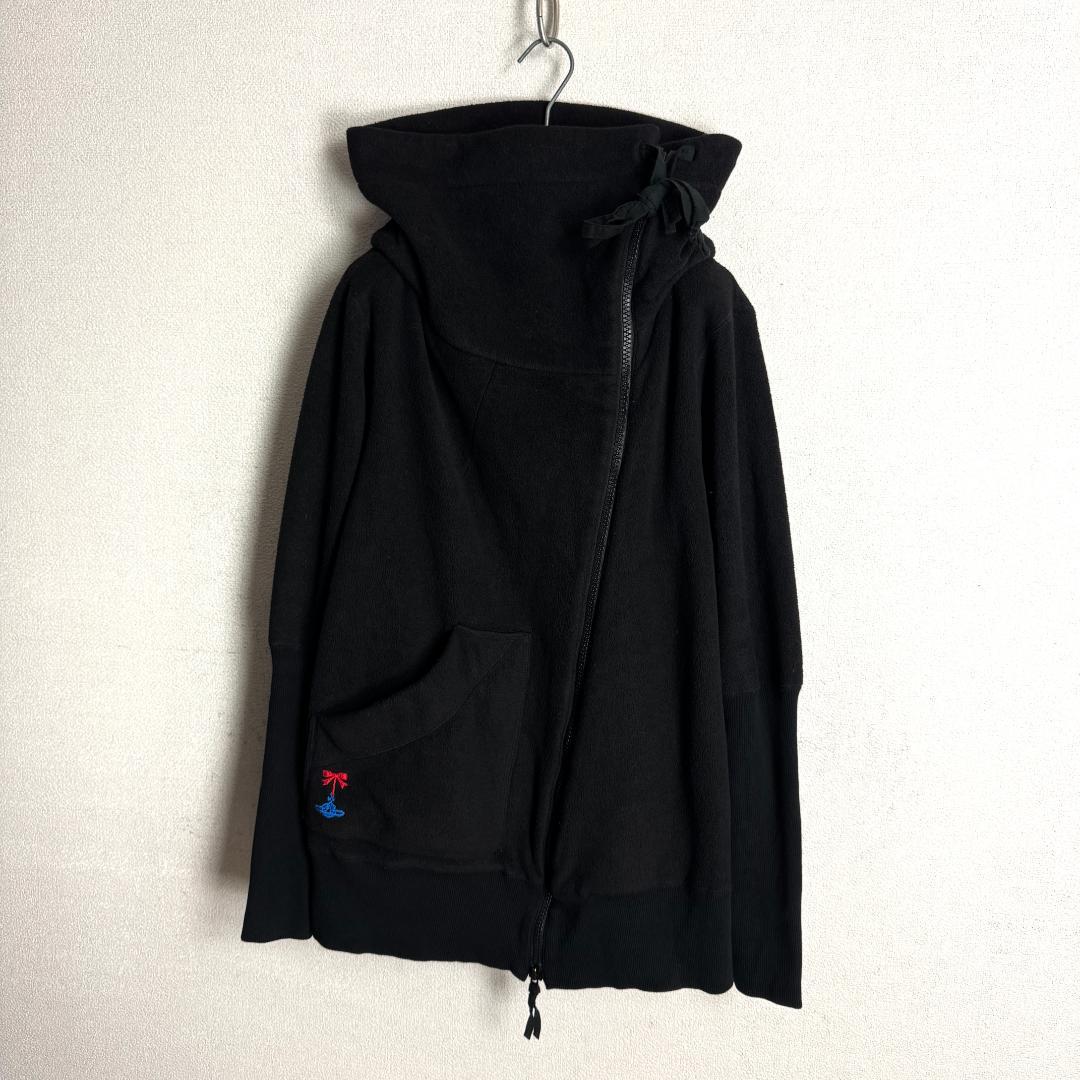 【☆高級モデル☆ダブルジップ☆オーバーサイズ】ヴィヴィアン 刺繍ジャケット