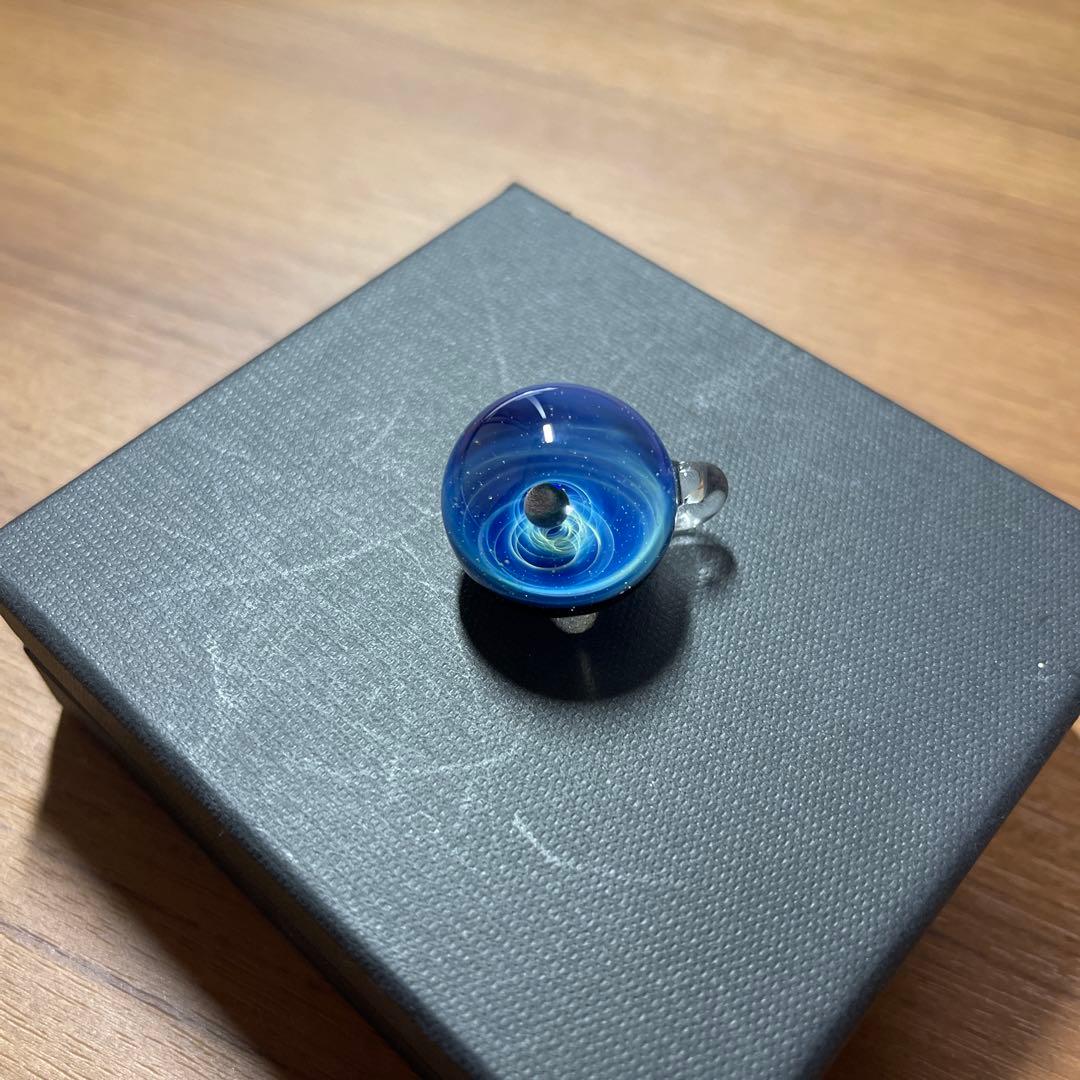 宇宙ガラス +α オパール 正規品 星 惑星 ペンダント クリスタル