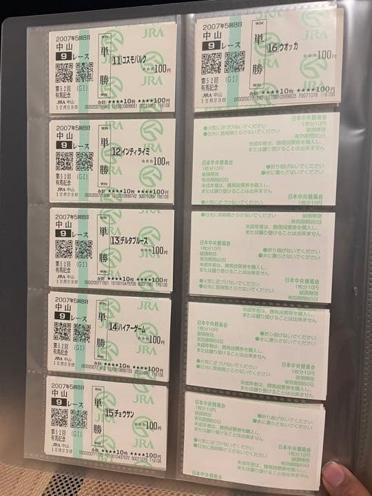 【競馬】第52回有馬記念現地馬券全頭セット　マツリダゴッホ