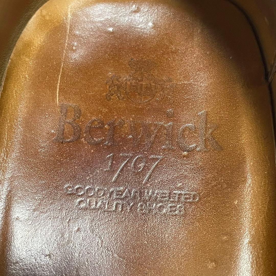 ★入手困難★バーウィック Berwick Uチップ【25.5】ビブラムソール