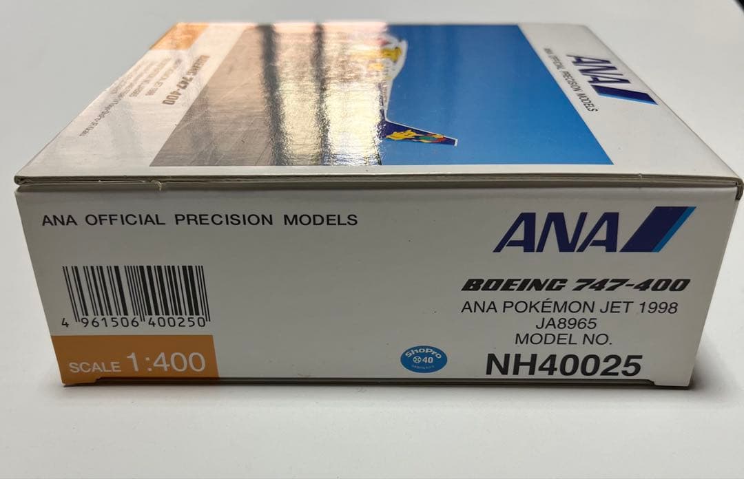 ANA ポケモンジェット Boeing 747-400 1:400 スケール