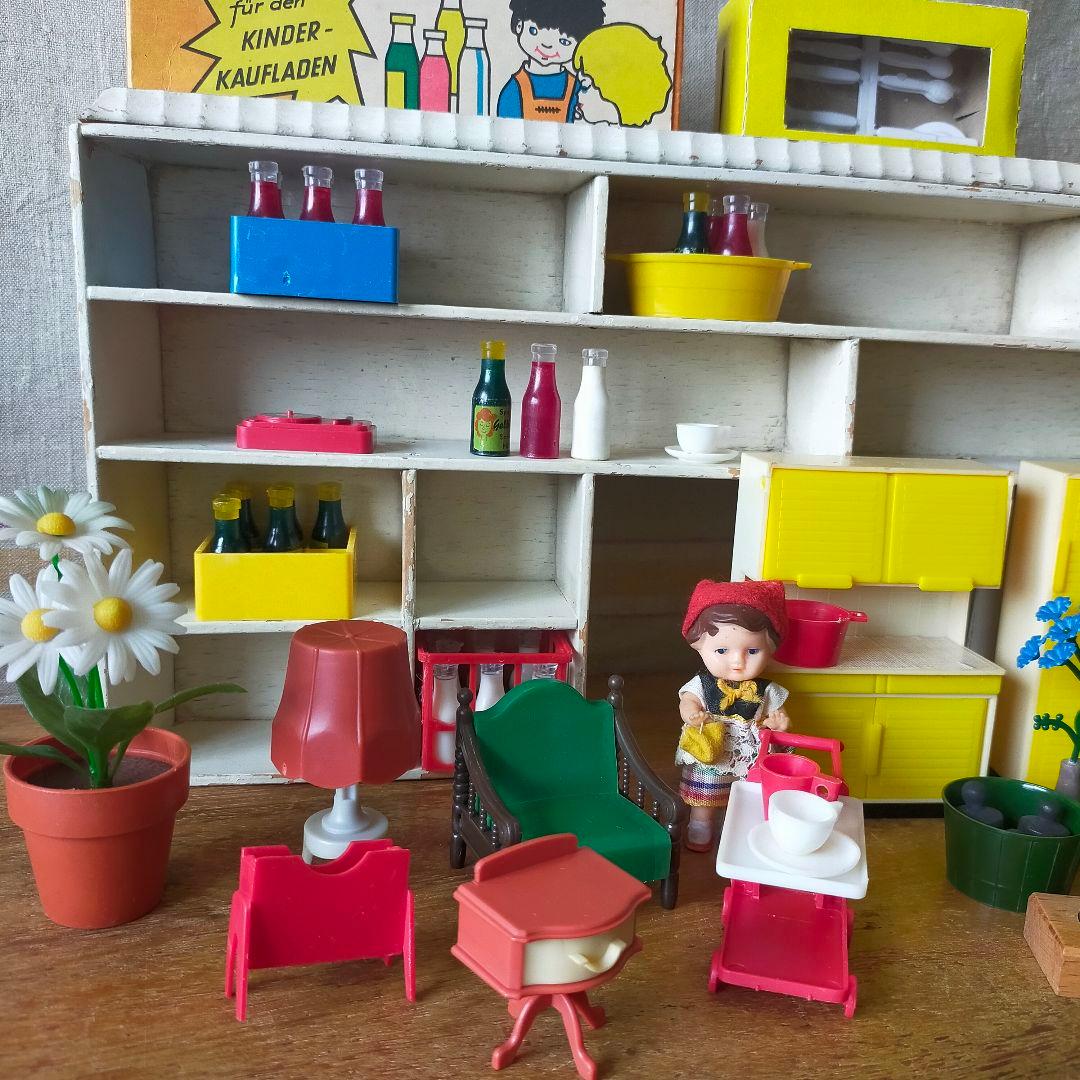 アリドール　ドールハウス　ドイツ　ヴィンテージ　蚤の市　ミニチュア　セット