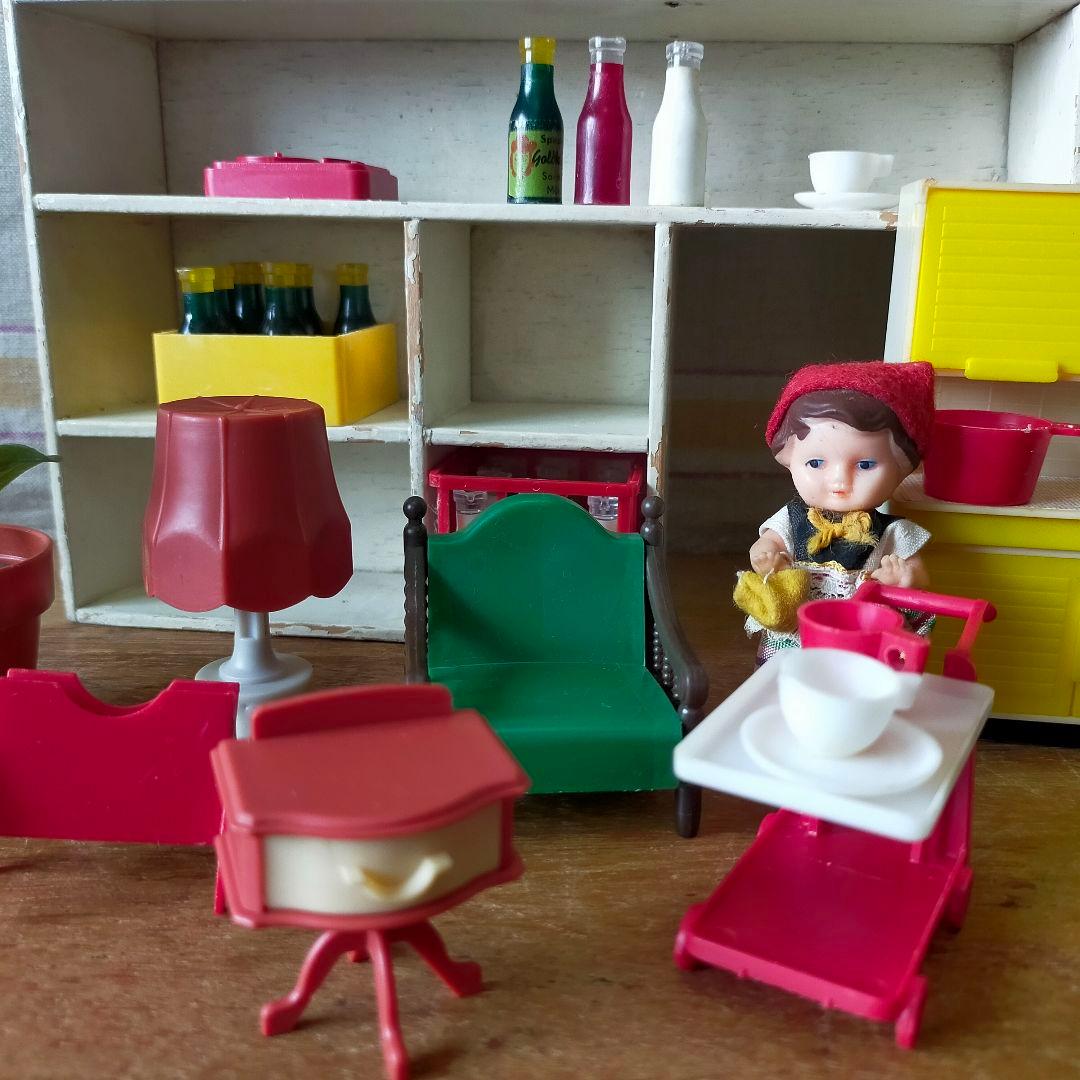 アリドール　ドールハウス　ドイツ　ヴィンテージ　蚤の市　ミニチュア　セット